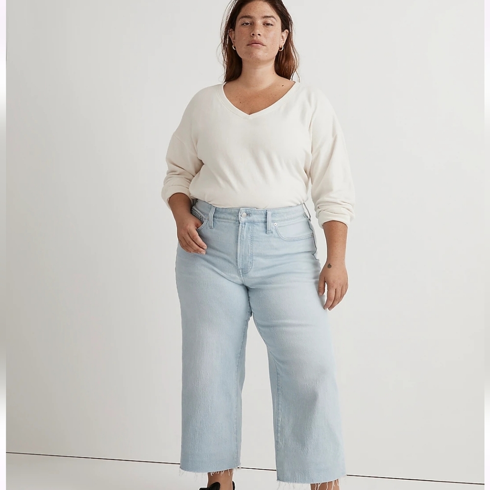 Madewell Perfect Vintage Wide-Leg Crop Jean*
